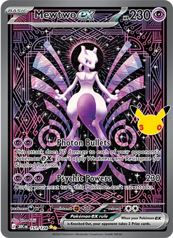 Mewtwo ex, 30th Celebration