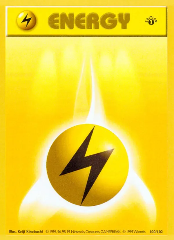 Lightning Energy, Base Set