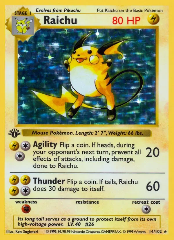 Raichu, Base Set