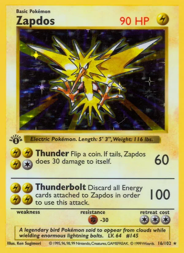 Zapdos, Base Set