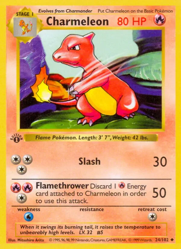 Charmeleon, Base Set