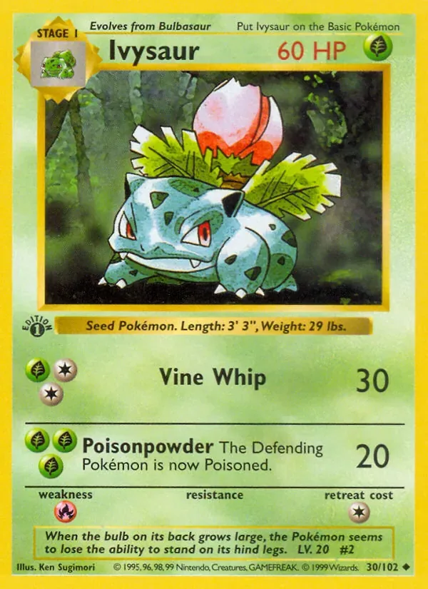 Ivysaur, Base Set