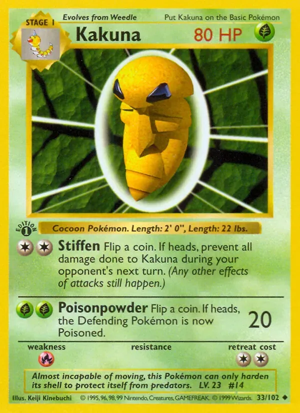 Kakuna, Base Set