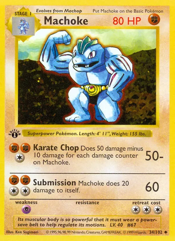 Machoke, Base Set