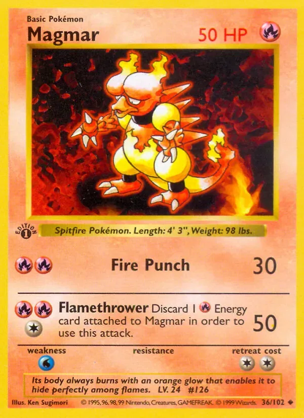 Magmar, Base Set