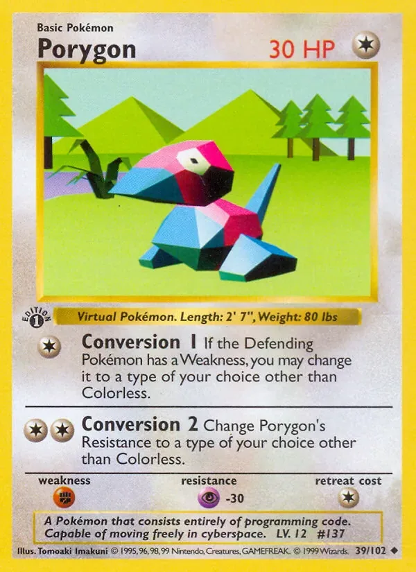 Porygon, Base Set