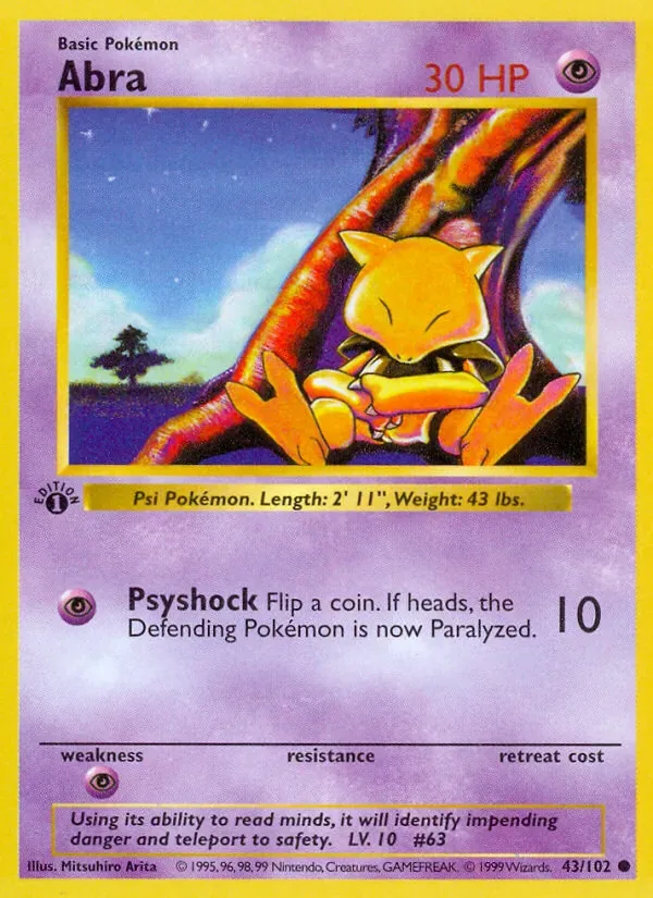 Abra, Base Set