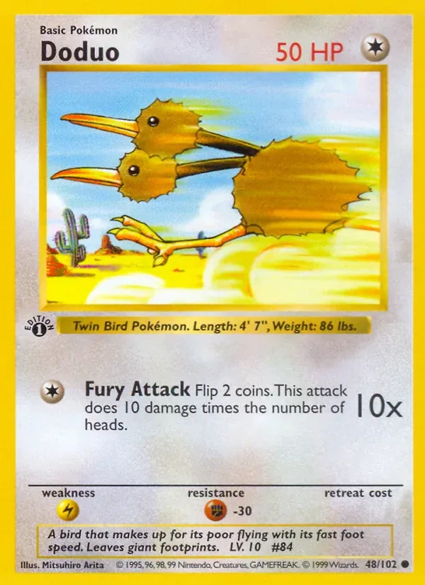 Doduo, Base Set