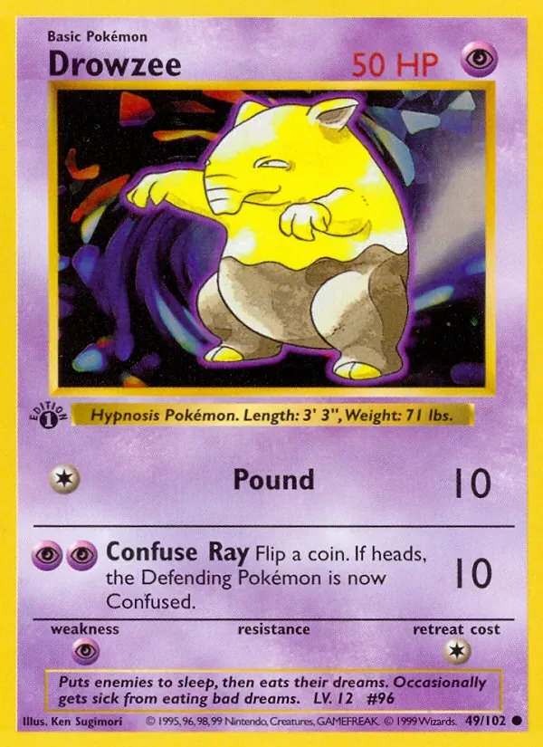 Drowzee, Base Set