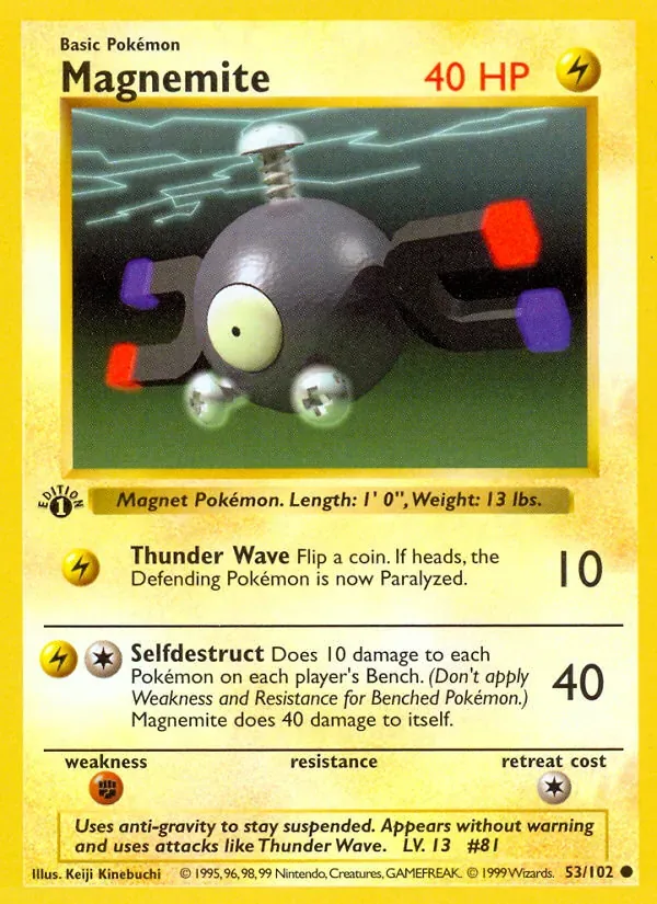 Magnemite, Base Set