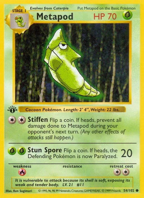 Metapod, Base Set