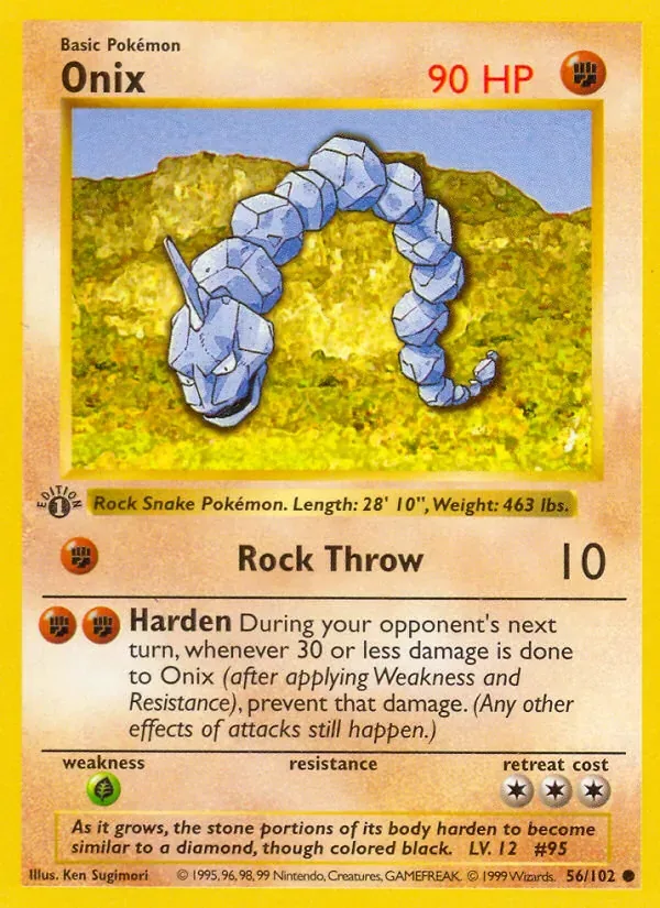 Onix, Base Set