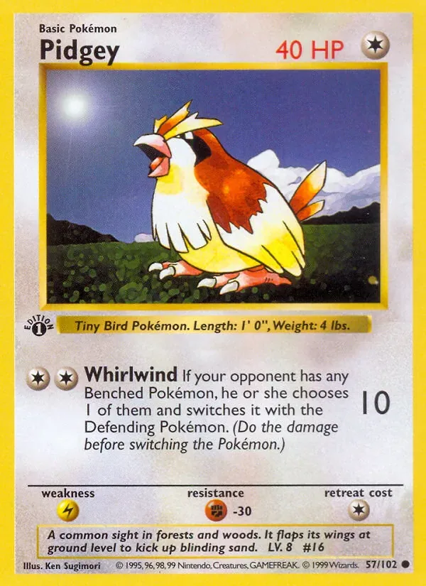 Pidgey, Base Set