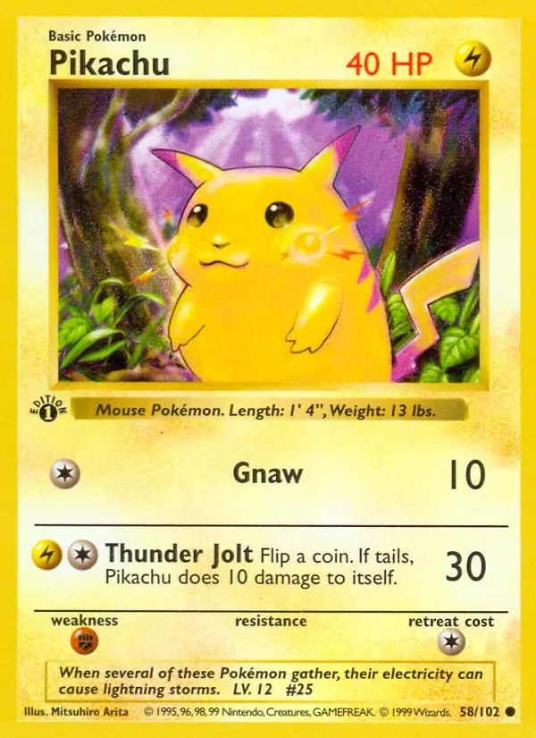Pikachu, Base Set