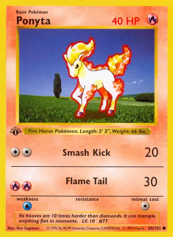 Ponyta, Base Set