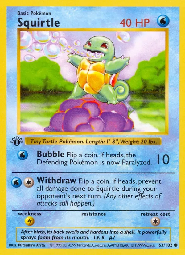 Squirtle, Base Set
