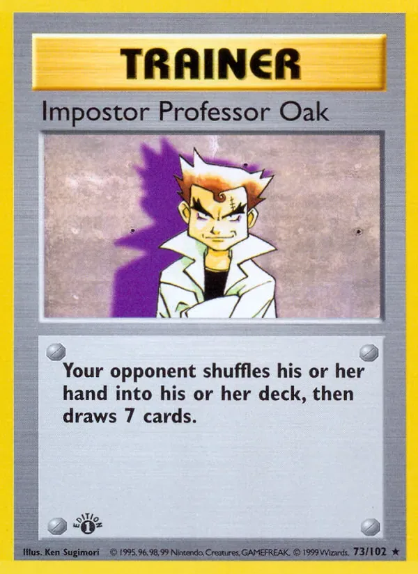 Impostor Professor Oak, Base Set