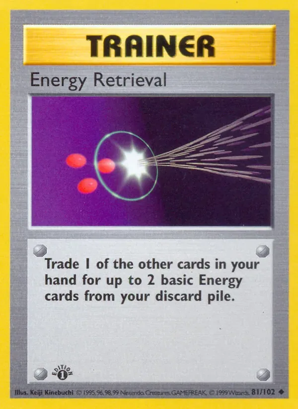 Energy Retrieval, Base Set