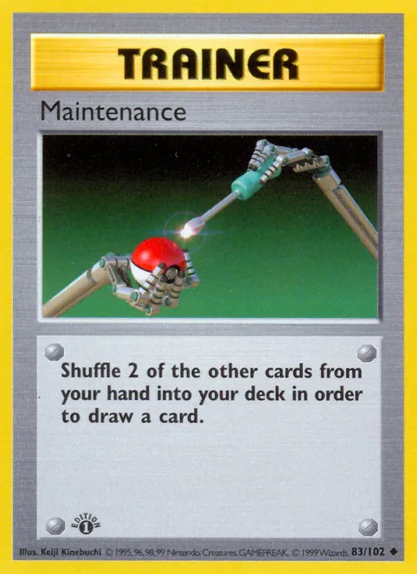 Maintenance, Base Set