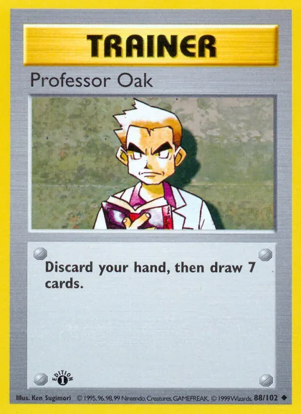 Professor Oak, Base Set