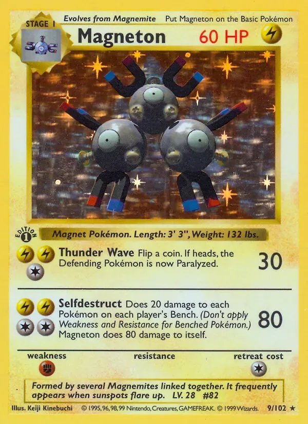 Magneton, Base Set