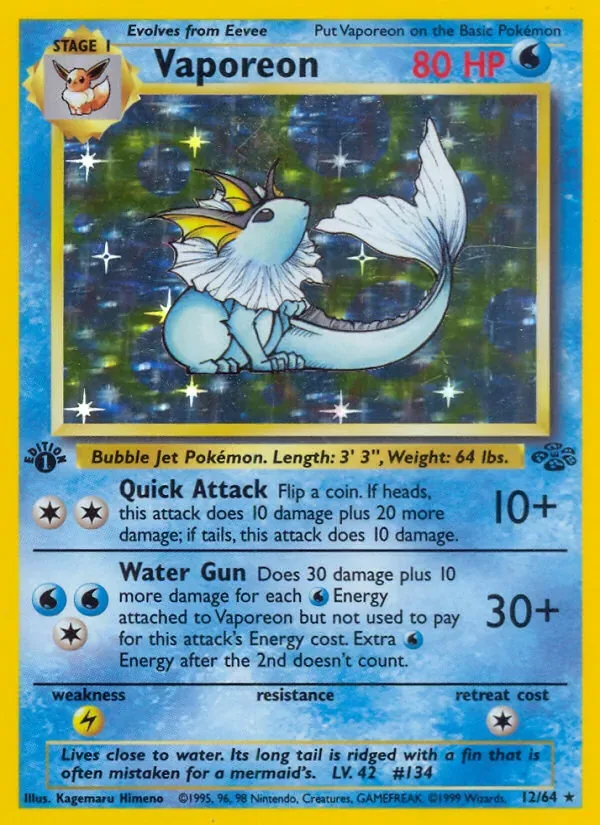 Vaporeon, Jungle