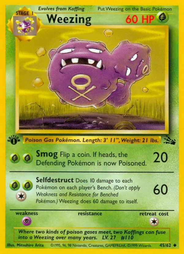 Weezing, Fossil