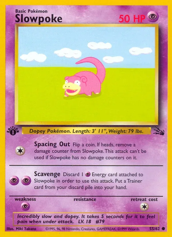 Slowpoke, Fossil