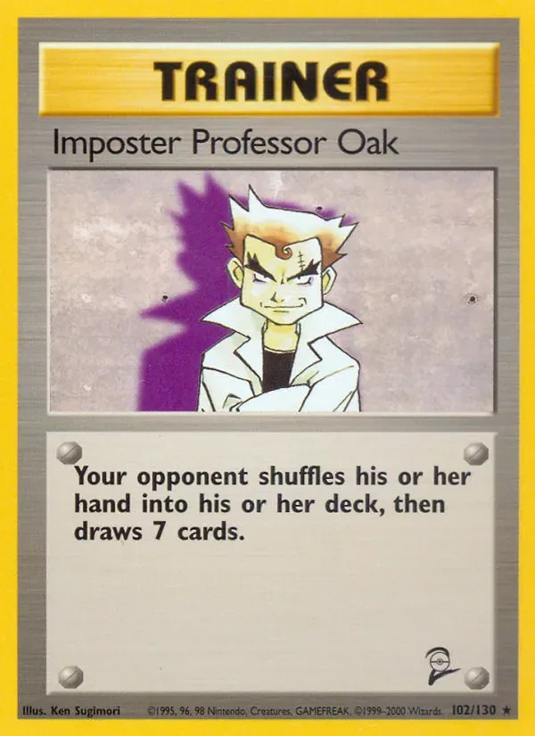 Impostor Professor Oak, Base Set 2