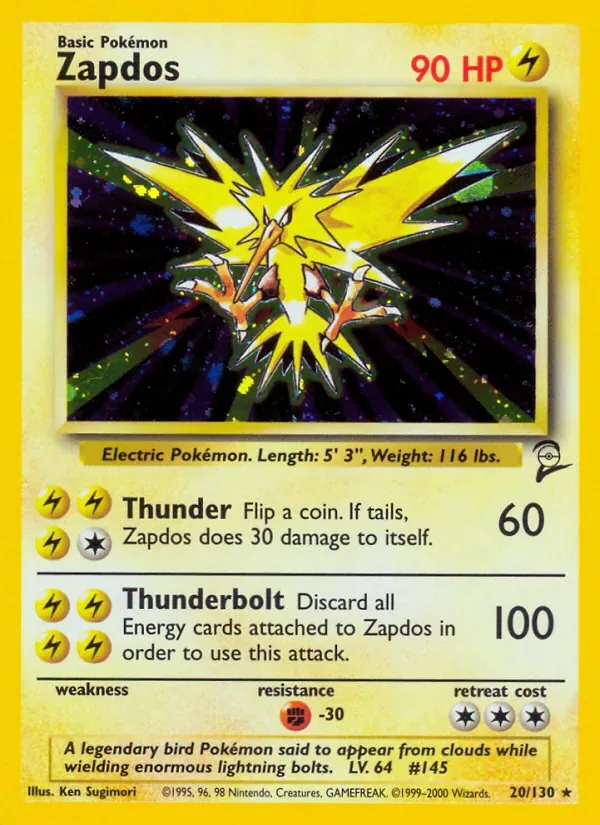 Zapdos, Base Set 2