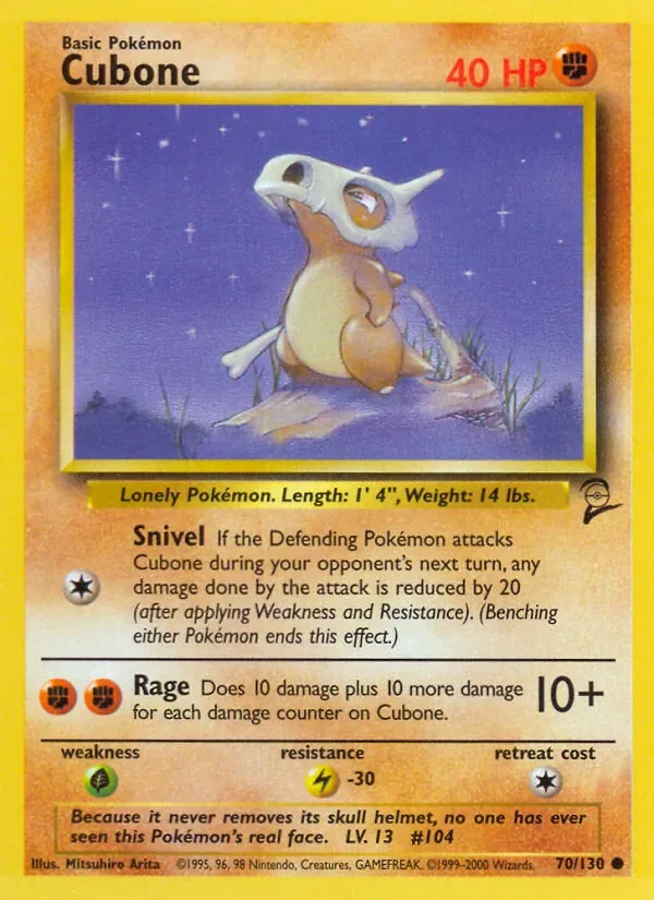 Cubone, Base Set 2