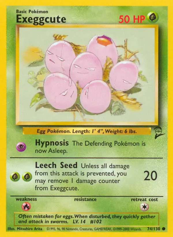 Exeggcute, Base Set 2