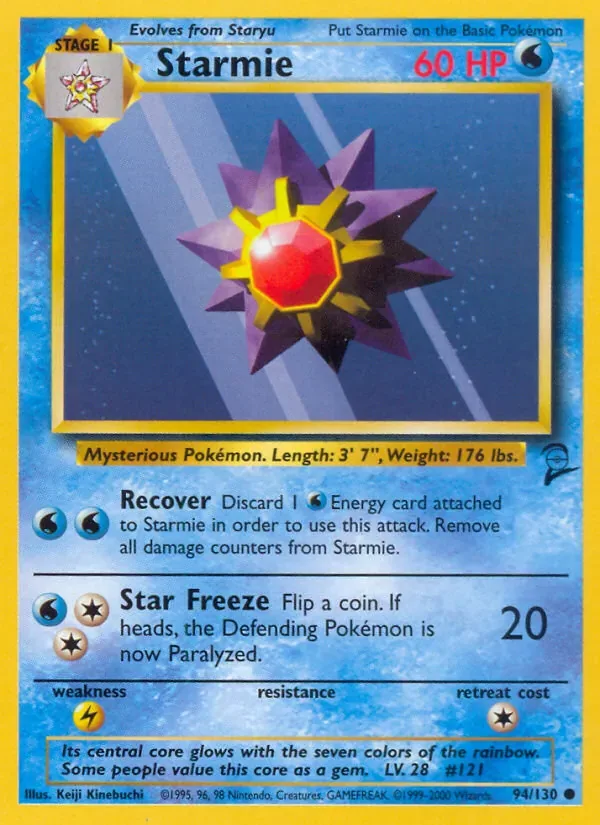 Starmie, Base Set 2