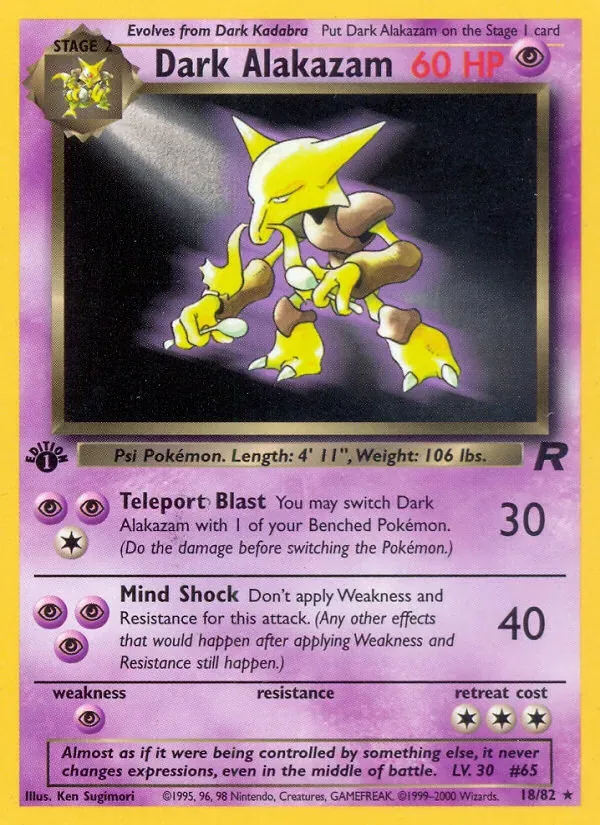 Dark Alakazam, Team Rocket