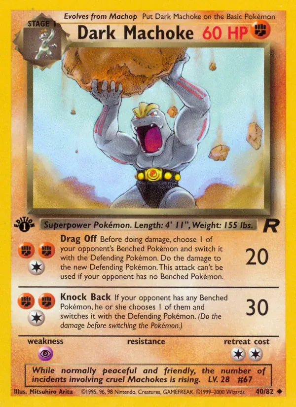 Dark Machoke, Team Rocket