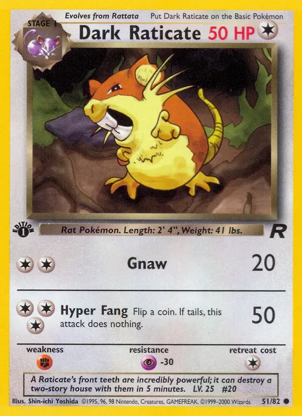 Dark Raticate, Team Rocket