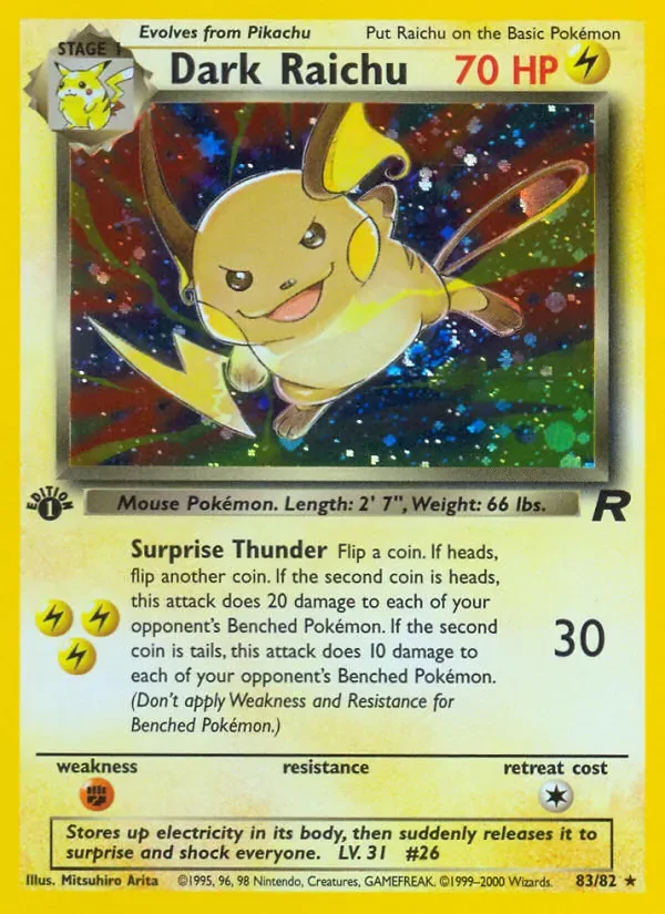 Dark Raichu, Team Rocket