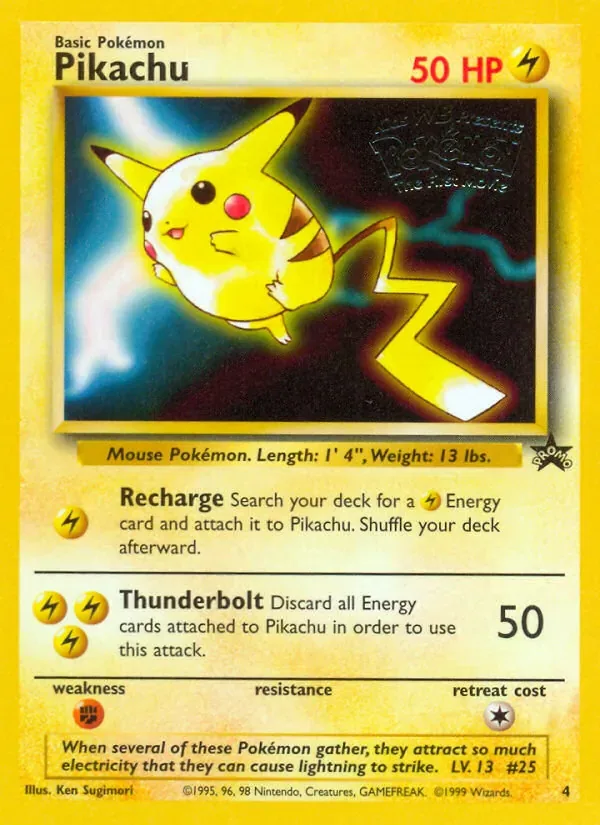 Pikachu, Wizards Black Star Promos