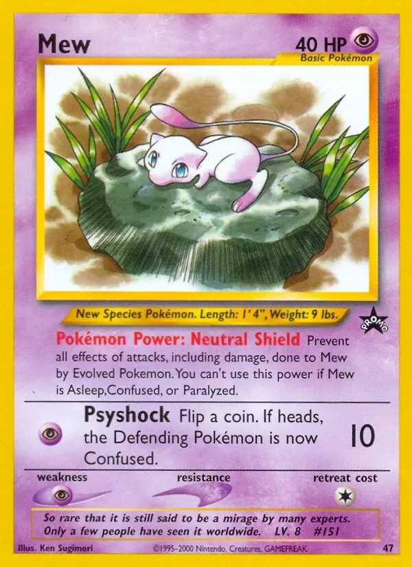 Mew, Wizards Black Star Promos