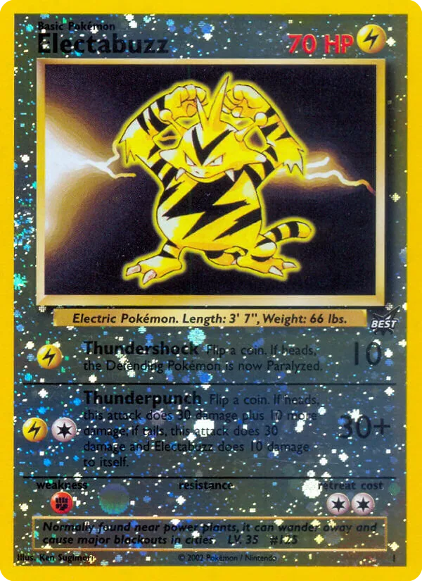 Electabuzz, Best of game