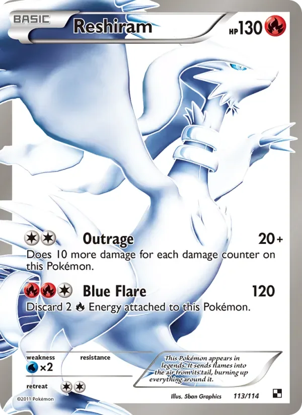 Reshiram, Black & White