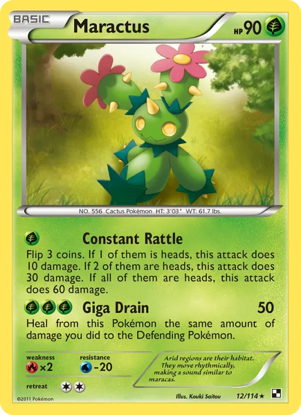 Maractus, Black & White