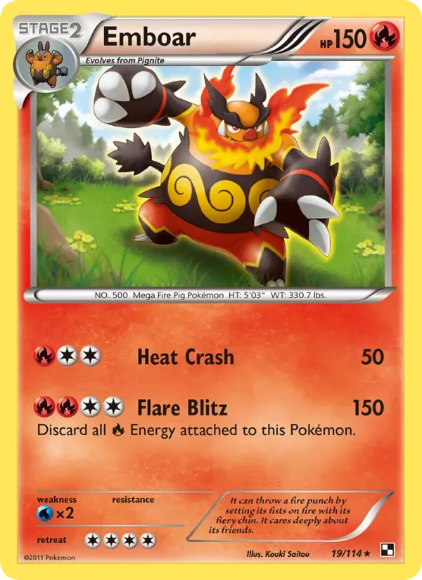 Emboar, Black & White