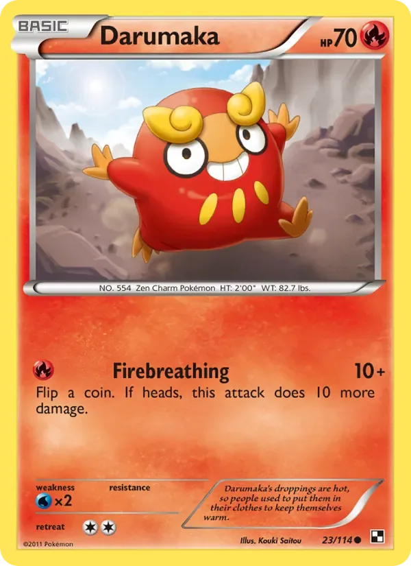 Darumaka, Black & White