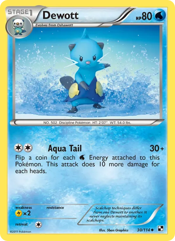Dewott, Black & White