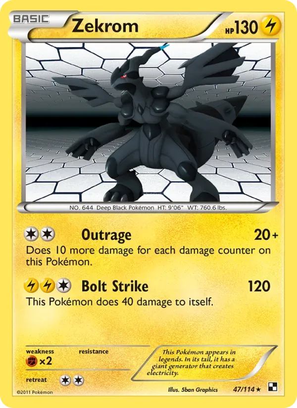 Zekrom, Black & White