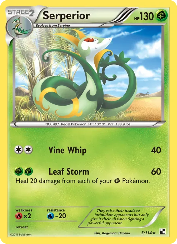 Serperior, Black & White