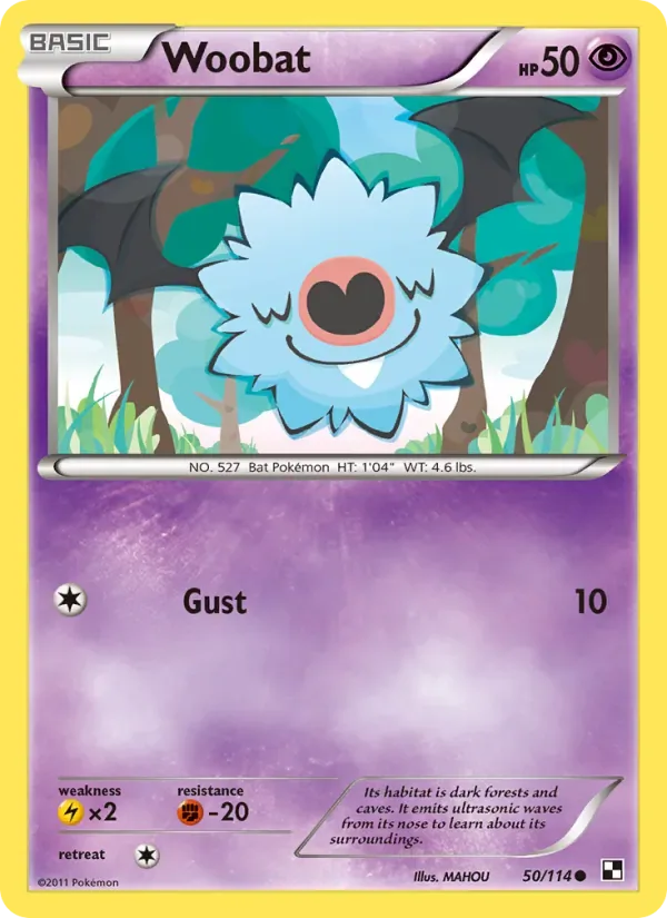 Woobat, Black & White
