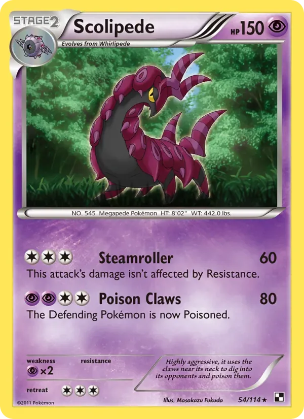 Scolipede, Black & White
