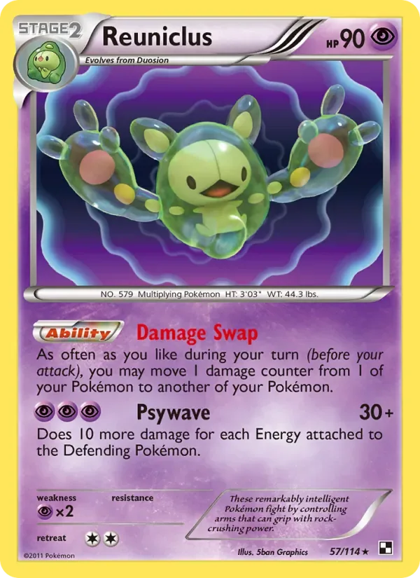 Reuniclus, Black & White